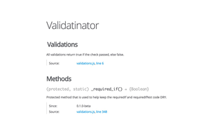 Validatinator.js: Form validation